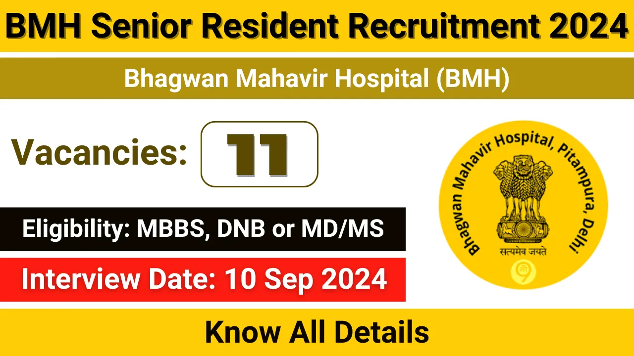 BMH Recruitment 2024